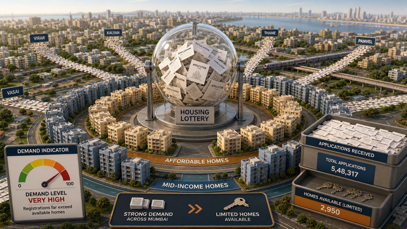 MHADA Draw for 2,634 Mumbai Homes Nears Announcement