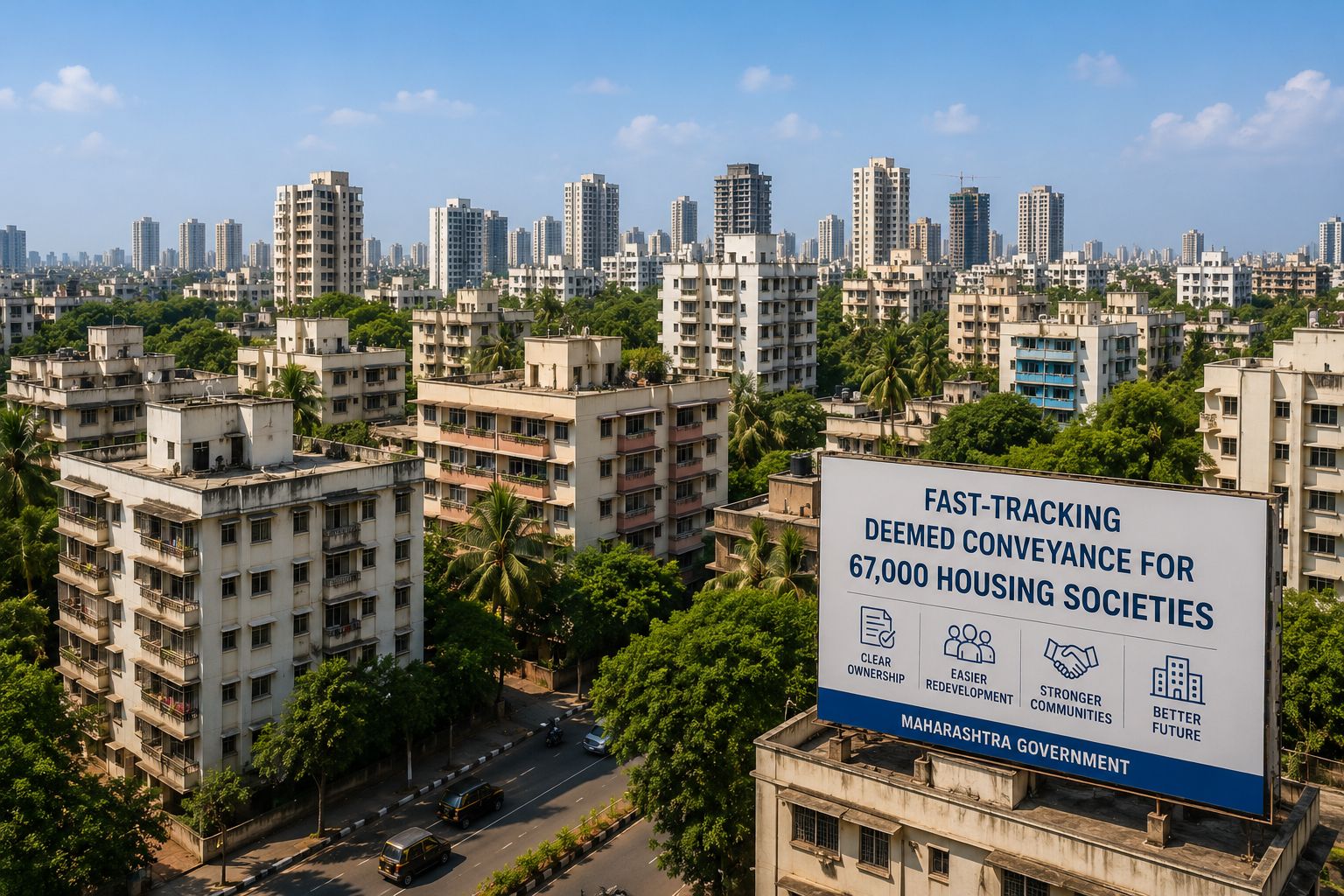 67,000 Maharashtra Housing Societies Await Deemed Conveyance