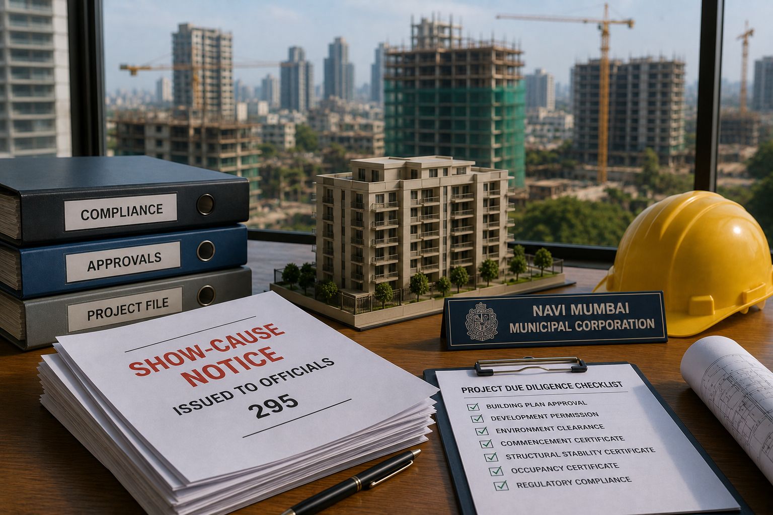 Navi Mumbai Enforcement Drive Raises Approval Scrutiny for Property Professionals