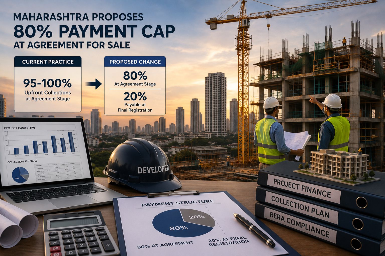 Maharashtra Mulls 80% Payment Cap on Property Deals